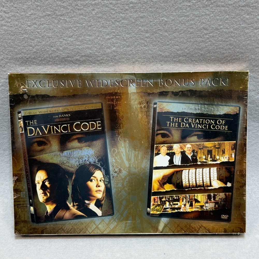 The Da Vinci Code 3 DVD Widescreen Bonus Pack New Sealed Tom Hanks 2006